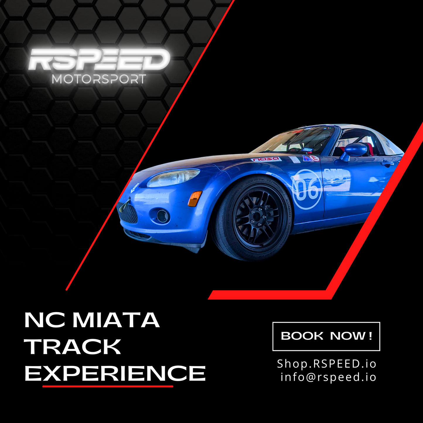 RSPEED Miata ST5 Racecar Track Experience