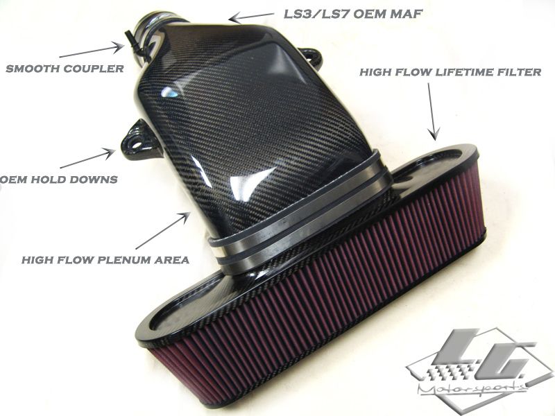 LG Carbon Air Intake for LS7/LS3