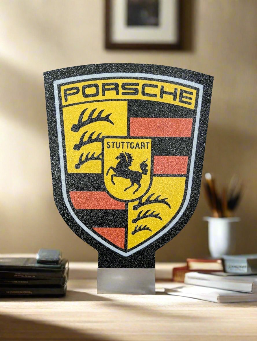 3D Porsche Emblem Art