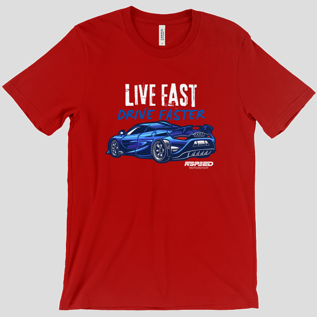 Live Fast T-Shirt – RSPEED Motorsport