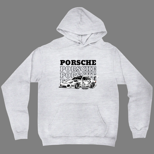 Porsche 4X RS Hoodie (No-Zip/Pullover)