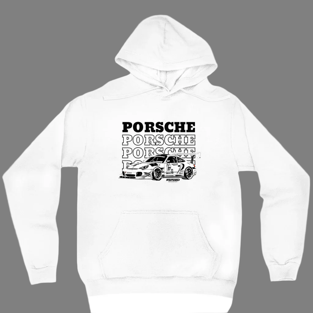 Porsche 4X RS Hoodie (No-Zip/Pullover)