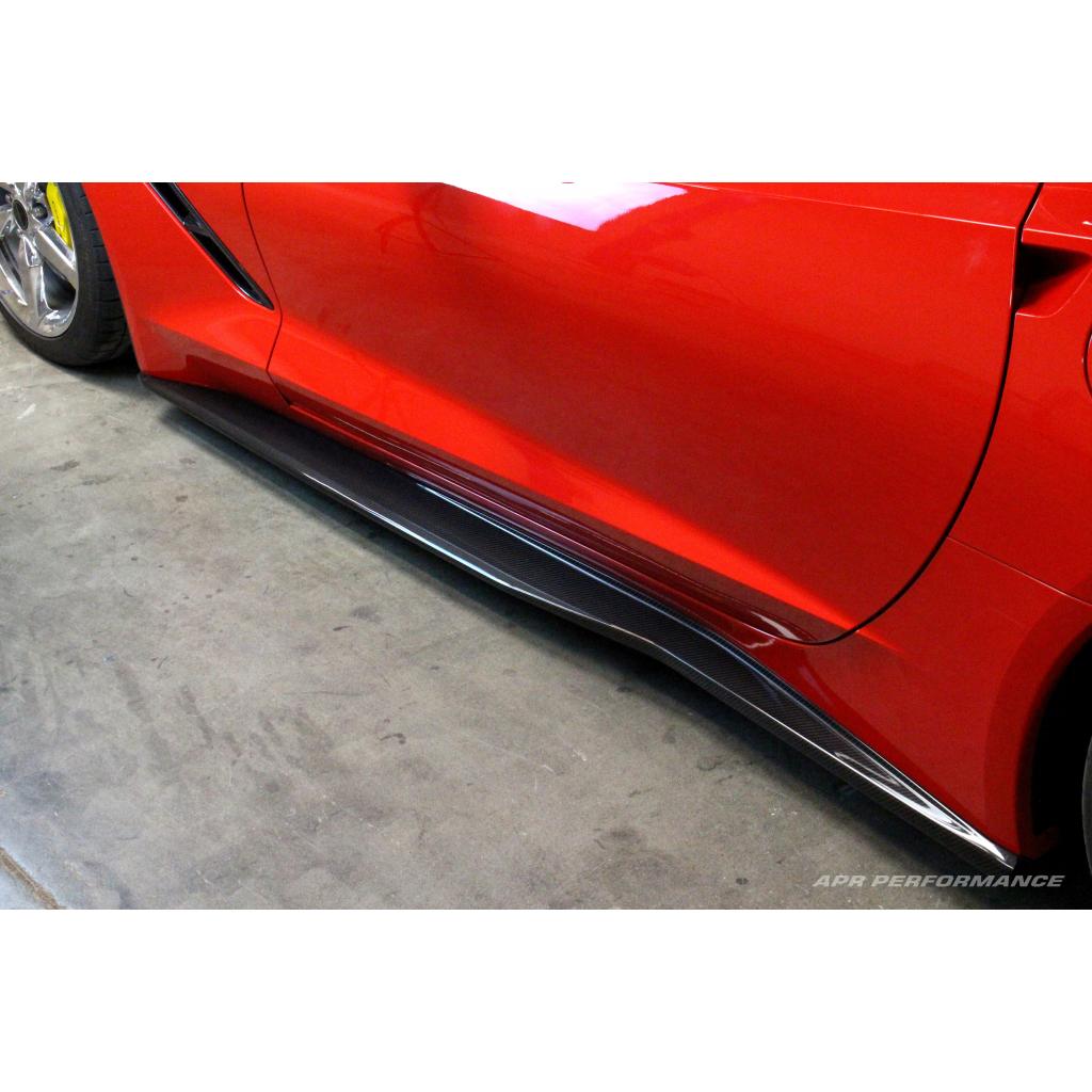 APR Chevrolet Corvette C7/C7 Z06 Side Rocker Extensions/Side Skirt (2014-2019)