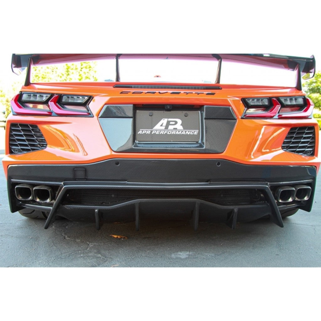 APR Chevrolet Corvette C8 License Plate Backing (2020-2023)