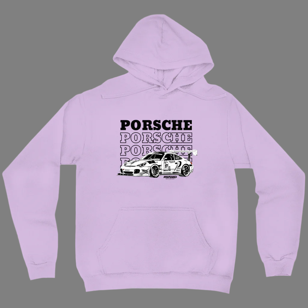 Porsche 4X RS Hoodie (No-Zip/Pullover)