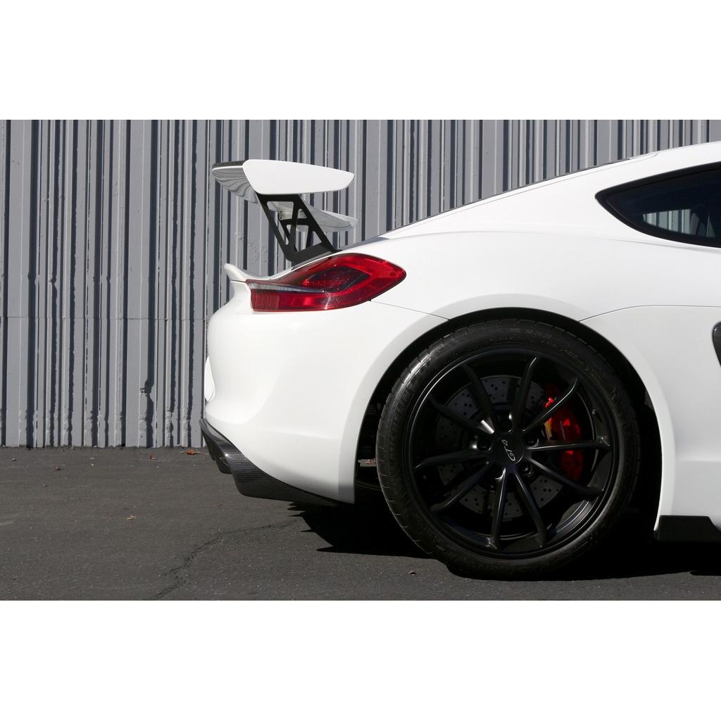 APR Porsche 981 Cayman GT4 Factory Wing Extension Kit (2015-2016)