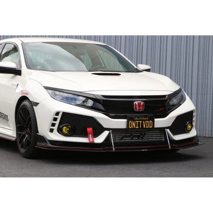 APR Honda FK8 Civic Type R Front Wind Splitter with OEM Lip (2017-2021)