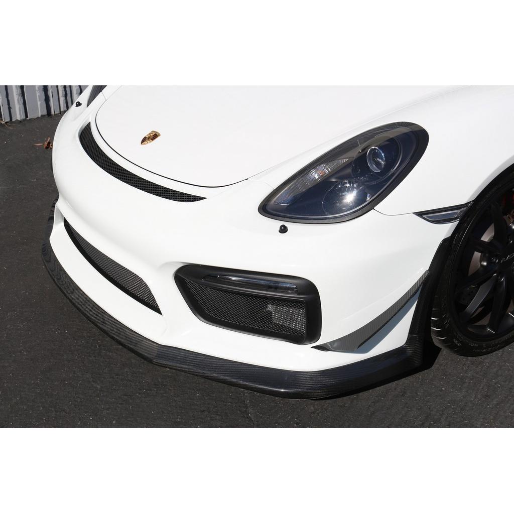 APR Porsche 981 Cayman GT4 Front Bumper Canards (2015-2016)