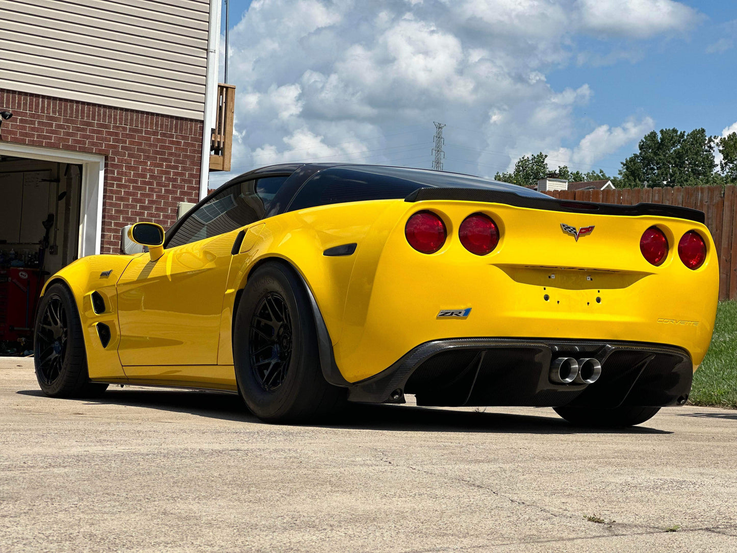 Faircloth Corvette C6 GD Diffuser STRAKES ONLY