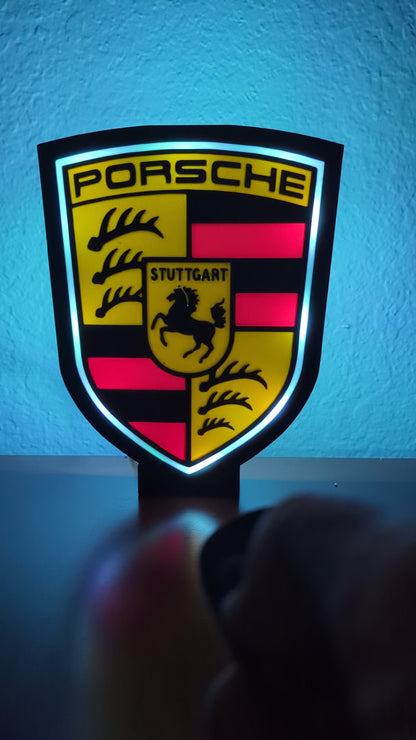 3D Porsche Emblem Art