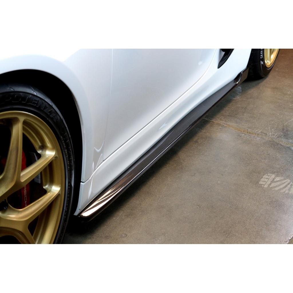 APR Porsche 981 Cayman GT4 Side Rocker Extensions / Side Skirts (2015-2016)