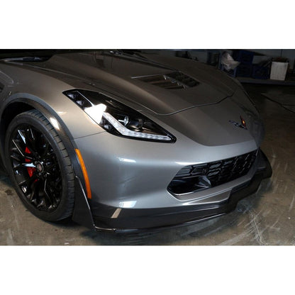 APR Chevrolet Corvette C7 Front Bumper Canards and Spats 2014 - 2019