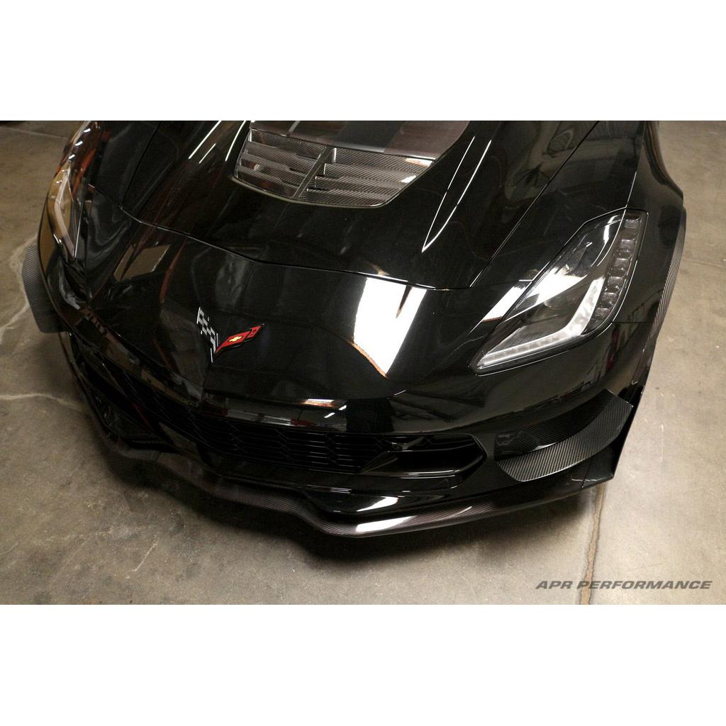 APR Chevrolet Corvette C7 / C7 Z06 Front Bumper Race Canards (2014-2019)